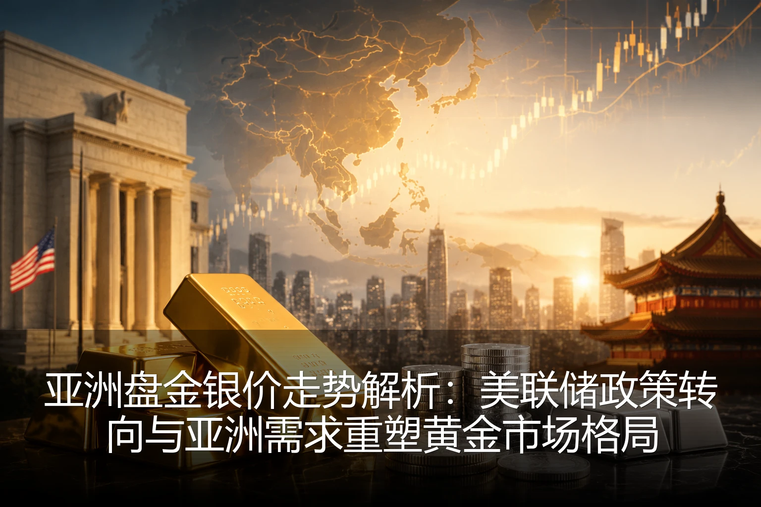 亚洲盘金银价走势解析：美联储政策转向与亚洲需求重塑黄金市场格局