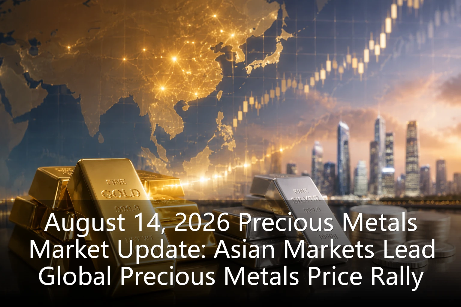 August 14, 2026 Precious Metals Market Update: Asian Markets Lead Global Precious Metals Price Rally